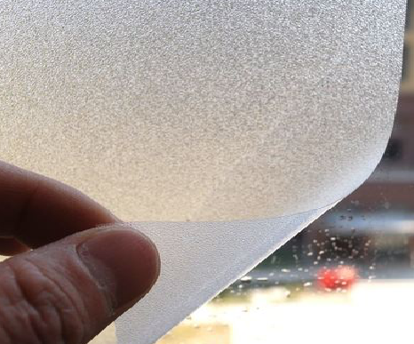 长寿玻璃门外面粘广告用什么材料好？